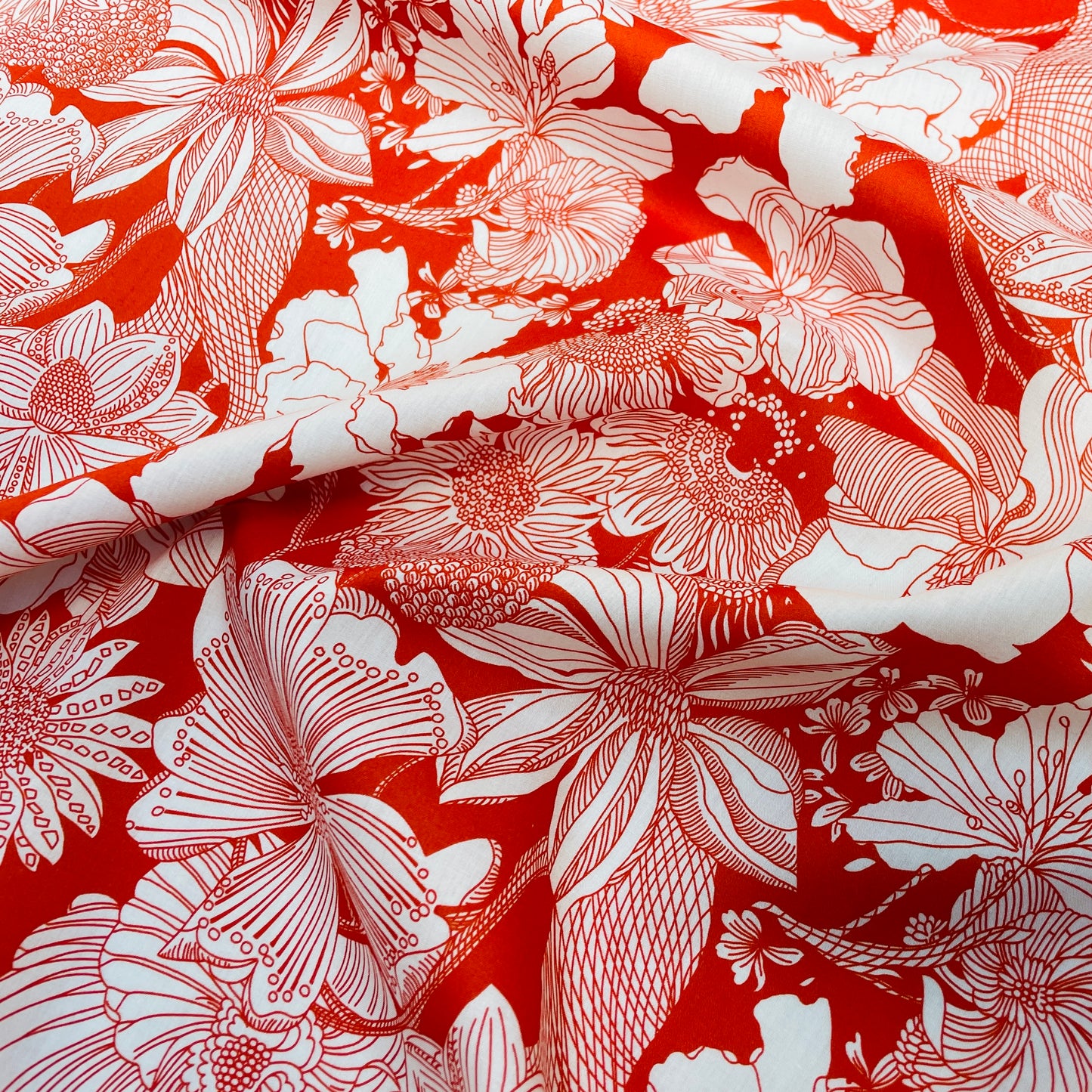 Liberty Fabrics Gabriela Sunflower X Tana Lawn Organic Cotton