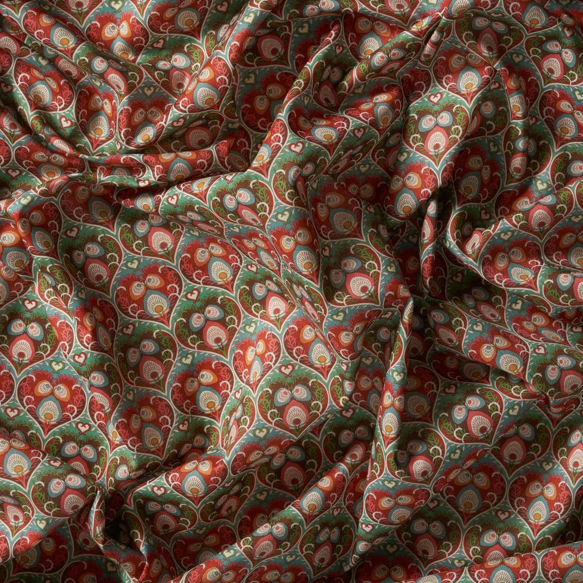 Liberty Fabrics Plume Hearts C Tana Lawn Cotton