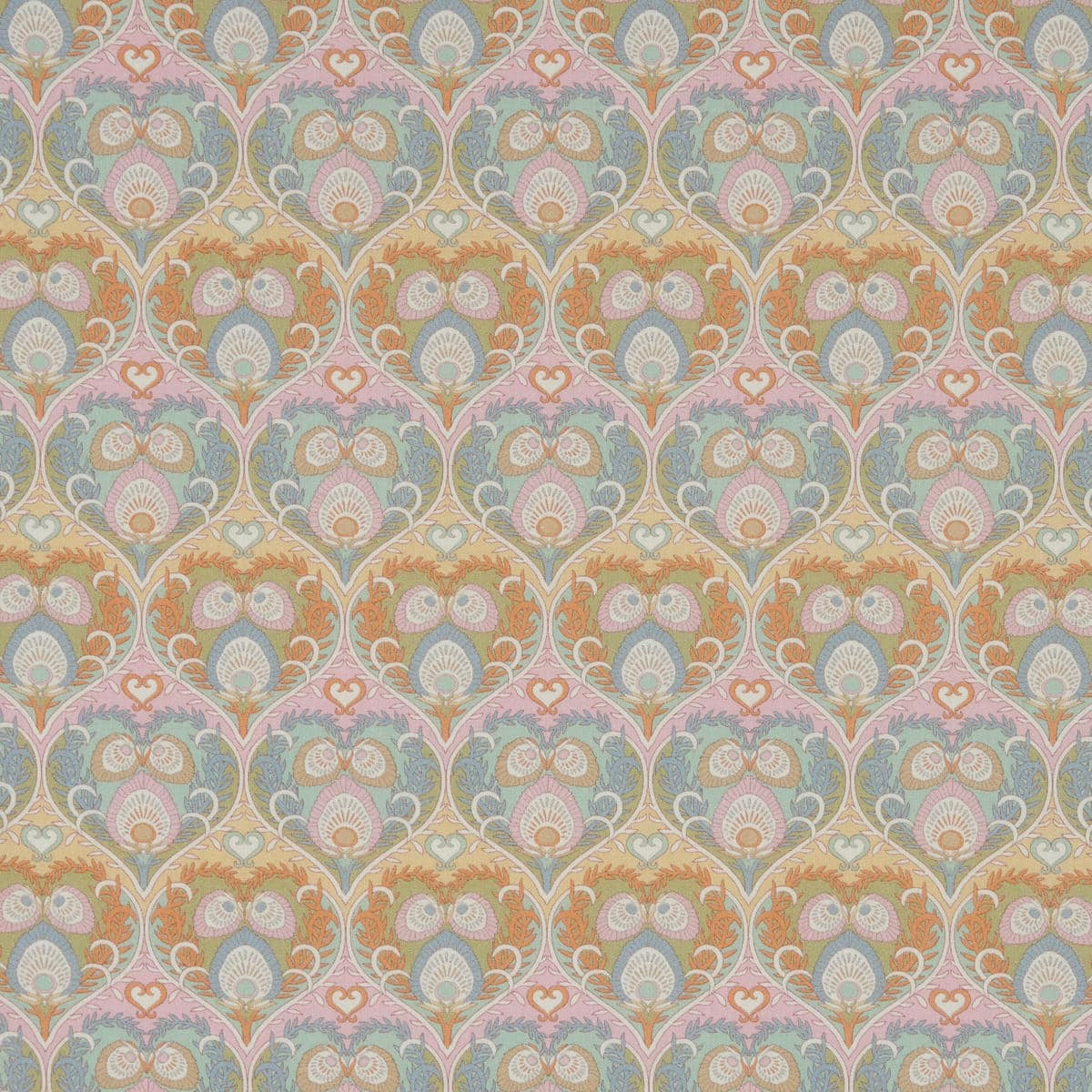 Liberty Fabrics Plume Hearts D Tana Lawn Cotton