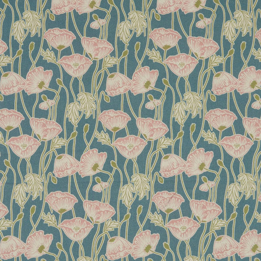 Liberty Fabrics Erito Poppy A Tana Lawn Cotton