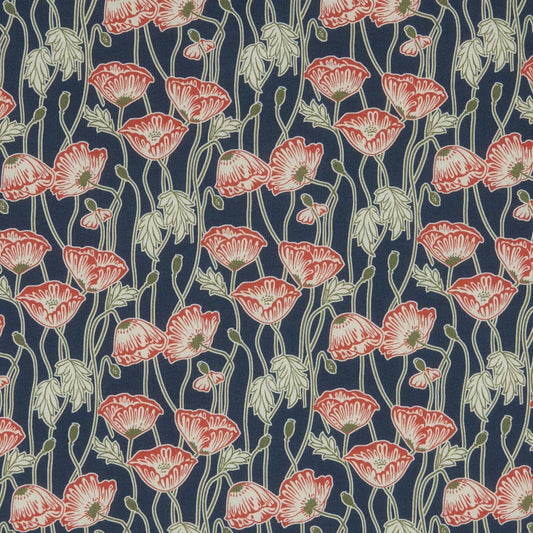 Liberty Fabrics Erito Poppy D Tana Lawn Cotton