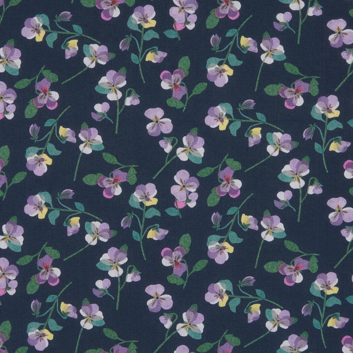 Liberty Fabrics Pansy Scatter B Tana Lawn Cotton