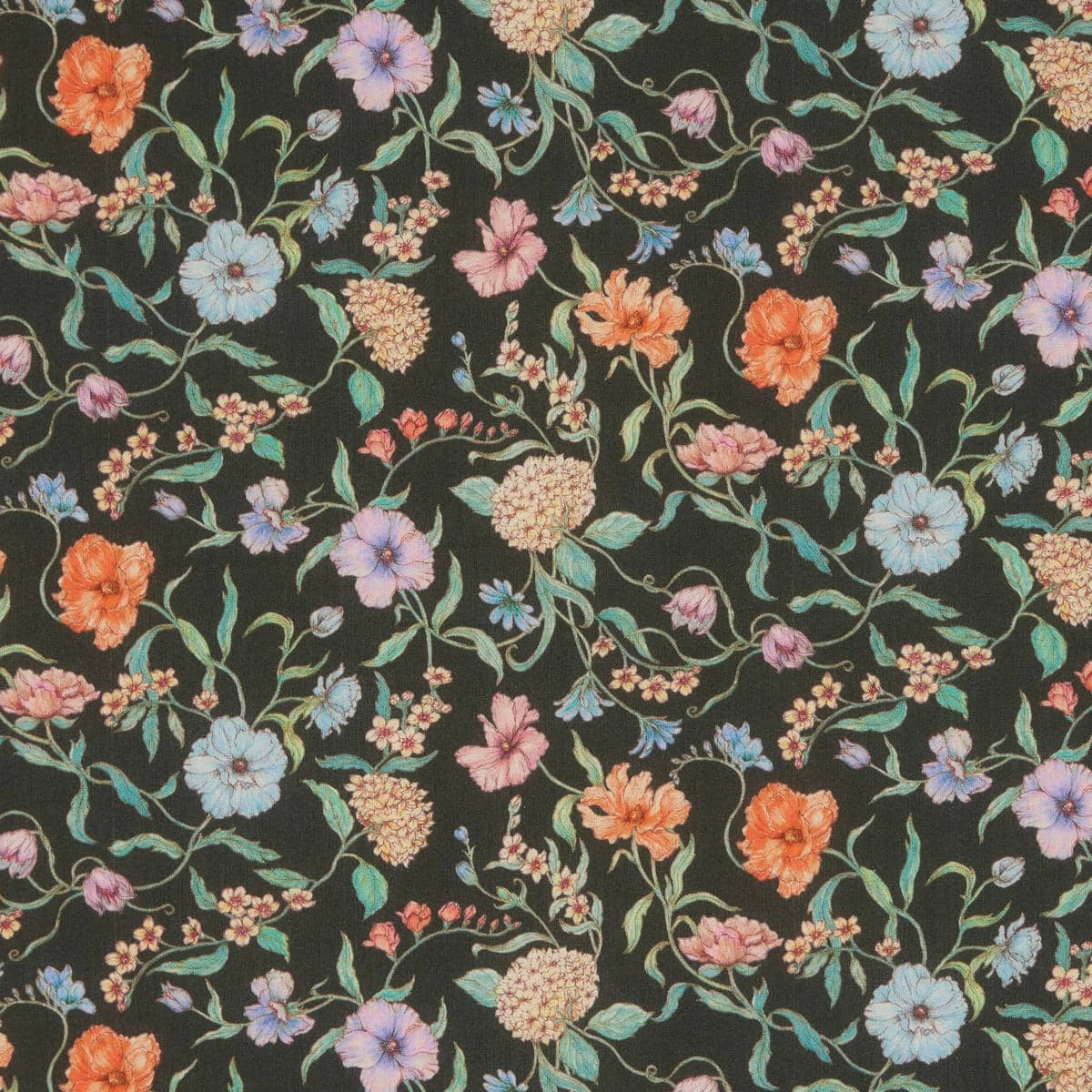 Liberty Fabrics Battersea Blooms A Tana Lawn Cotton