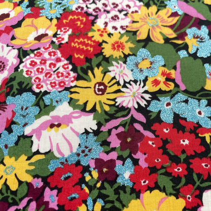 Liberty Fabrics Thorpe A Tana Lawn Cotton Metallic