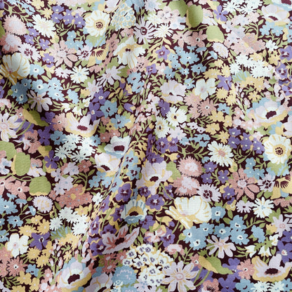 Liberty Fabrics Thorpe B Tana Lawn Cotton Metallic