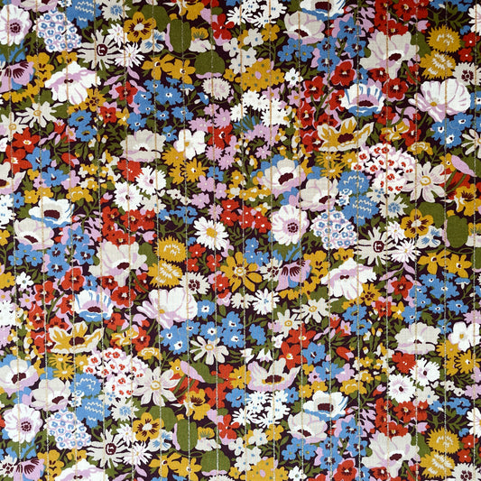 Liberty Fabrics Thorpe Stripe C Tana Lawn Cotton Metallic