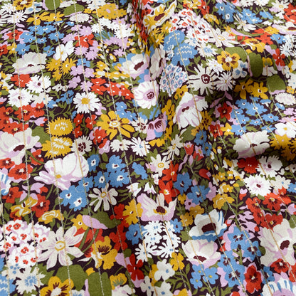 Liberty Fabrics Thorpe Stripe C Tana Lawn Cotton Metallic