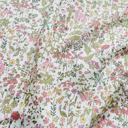 Liberty Fabrics Field Flowers Spot A Tana Lawn Cotton Metallic