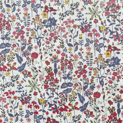 Liberty Fabrics Field Flowers C Tana Lawn Cotton Metallic