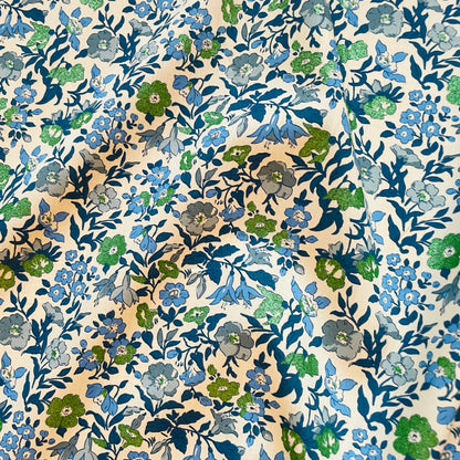 Liberty Fabrics Mamie C Tana Lawn Cotton Metallic