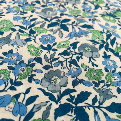 Liberty Fabrics Mamie C Tana Lawn Cotton Metallic