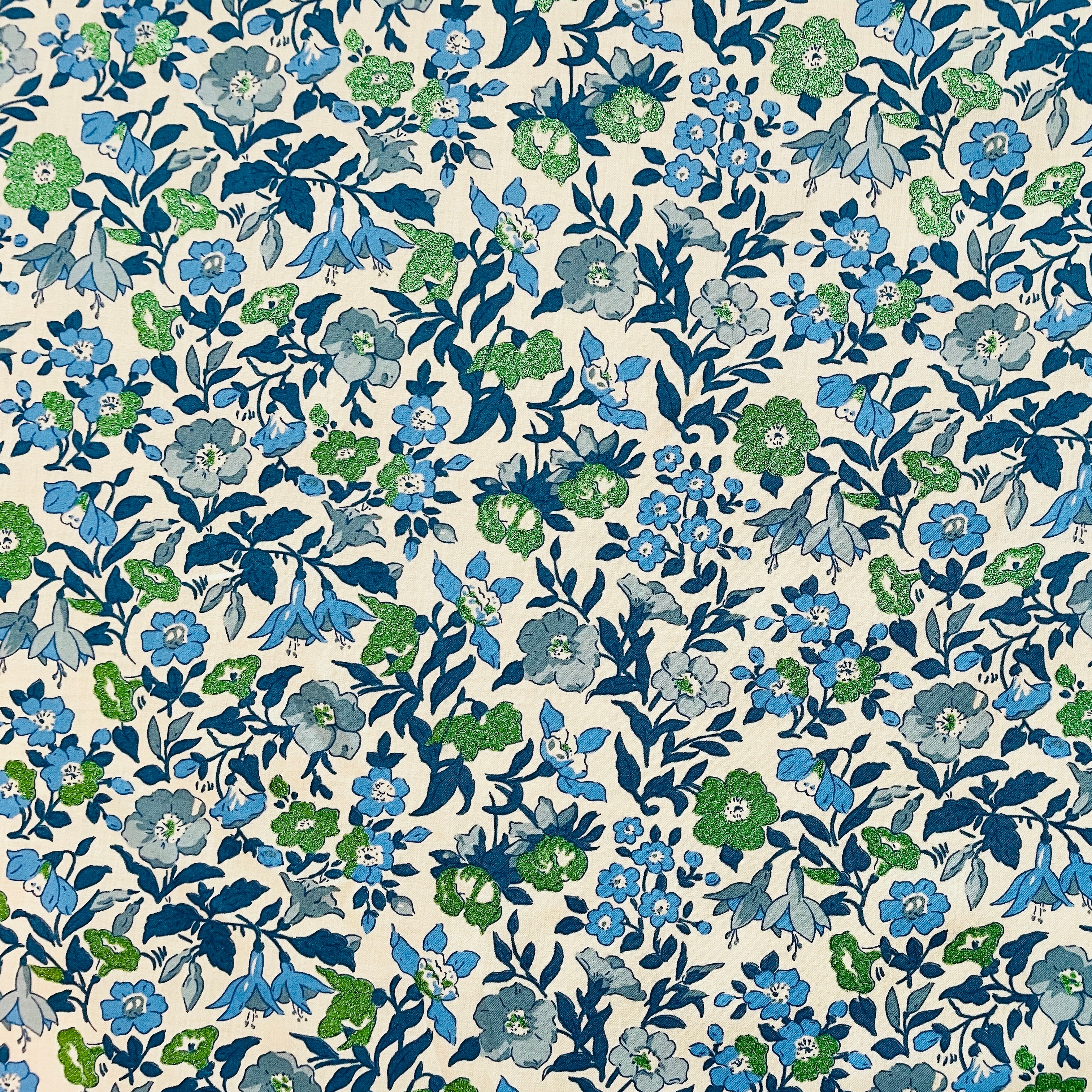 Liberty Fabrics Mamie C Tana Lawn Cotton Metallic – The Little World of ...
