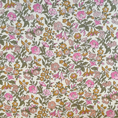 Liberty Fabrics Mamie B Tana Lawn Cotton Metallic