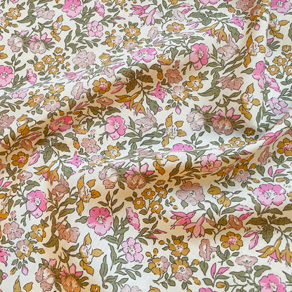 Liberty Fabrics Mamie B Tana Lawn Cotton Metallic