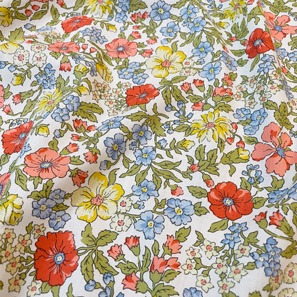 Liberty Fabrics Larissa Rose A Tana Lawn Cotton Metallic