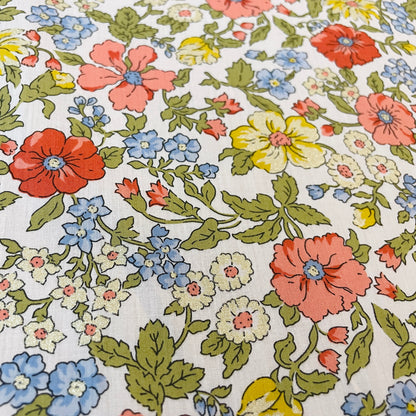 Liberty Fabrics Larissa Rose A Tana Lawn Cotton Metallic