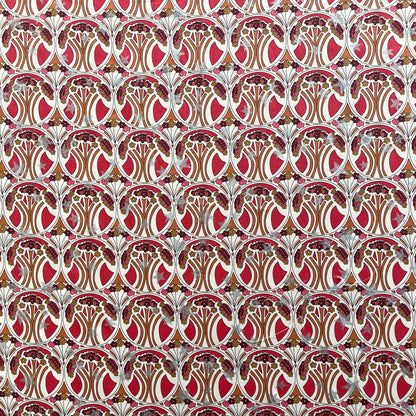 Liberty Fabrics Mauverina Star C Tana Lawn Cotton Metallic