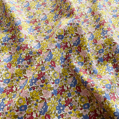Liberty Fabrics Julia Belle C Tana Lawn Cotton Metallic