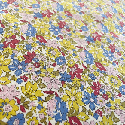 Liberty Fabrics Julia Belle C Tana Lawn Cotton Metallic
