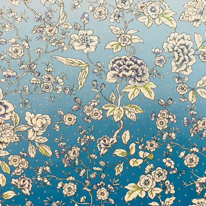 Liberty Fabrics Ceremony Blooms Spot B Tana Lawn Cotton Metallic