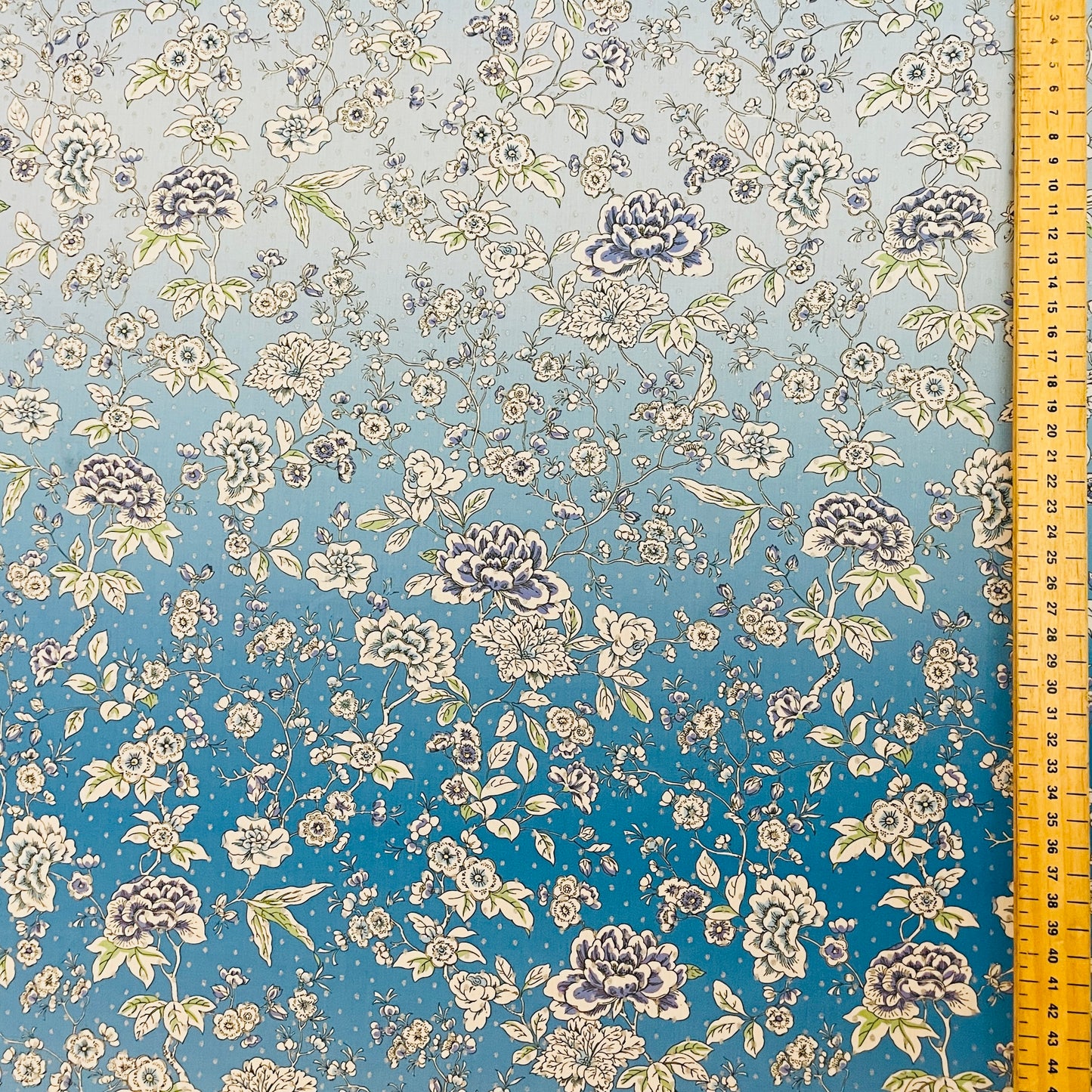 Liberty Fabrics Ceremony Blooms Spot B Tana Lawn Cotton Metallic