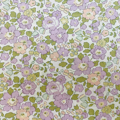 Liberty Fabrics Betsy B Tana Lawn Cotton Metallic