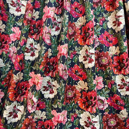 Liberty Fabrics Poppy Amelie Spot A Tana Lawn Cotton Metallic