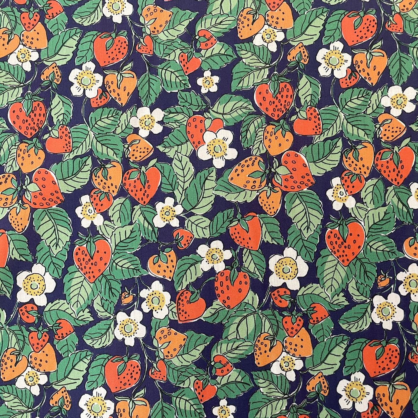 Liberty Fabrics Strawberry Dream C Tana Lawn Cotton