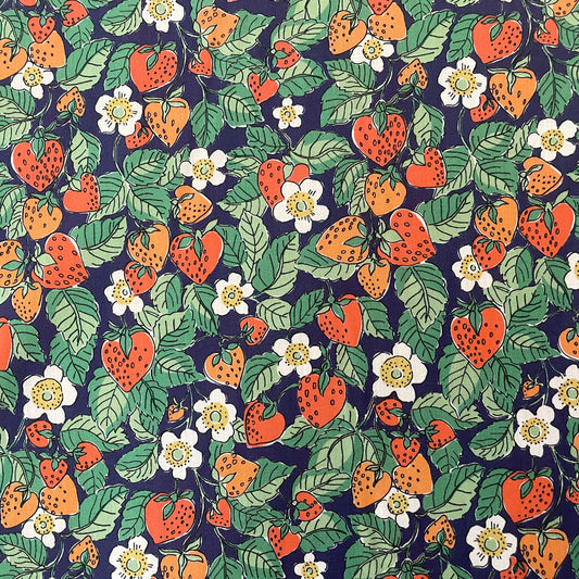 Liberty Fabrics Strawberry Dream C Tana Lawn Cotton