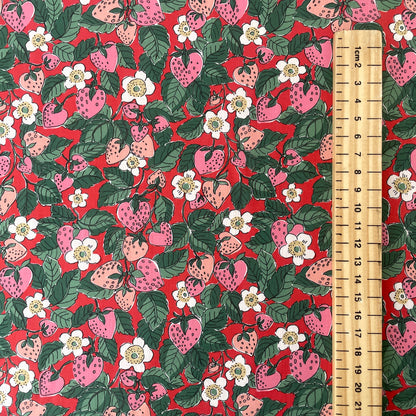 Liberty Fabrics Strawberry Dream A Tana Lawn Cotton