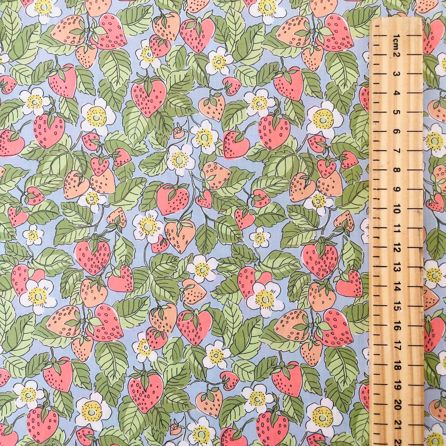 Liberty Fabrics Strawberry Dream B Tana Lawn Cotton