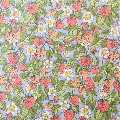 Liberty Fabrics Strawberry Dream B Tana Lawn Cotton