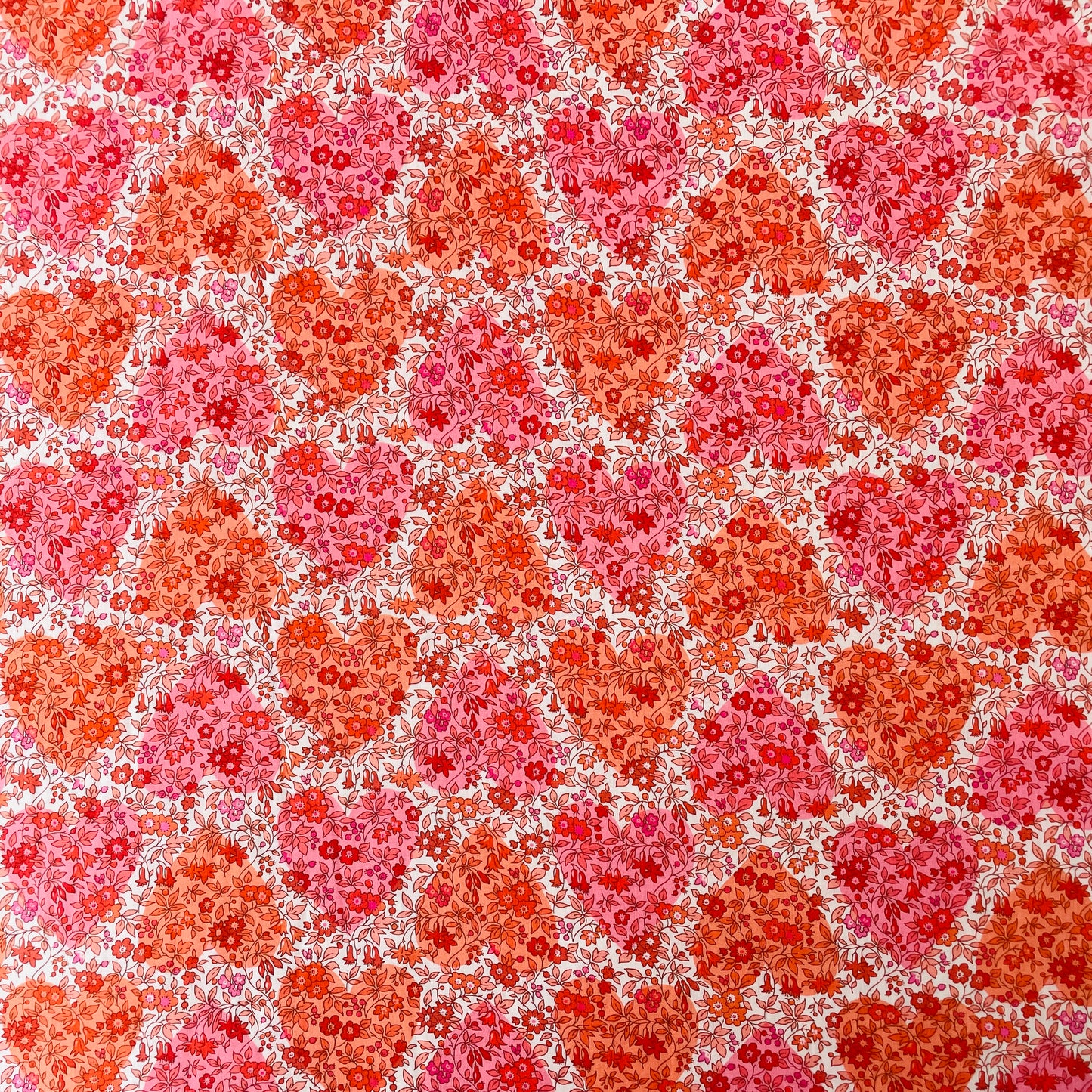 Liberty Fabrics Chamomile Hearts B Tana Lawn Cotton