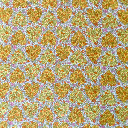 Liberty Fabrics Chamomile Hearts C Tana Lawn Cotton