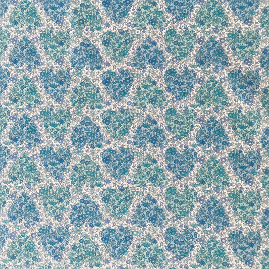 Liberty Fabrics Chamomile Hearts D Tana Lawn Cotton