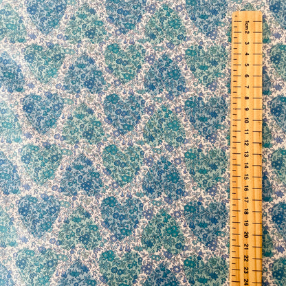 Liberty Fabrics Chamomile Hearts D Tana Lawn Cotton