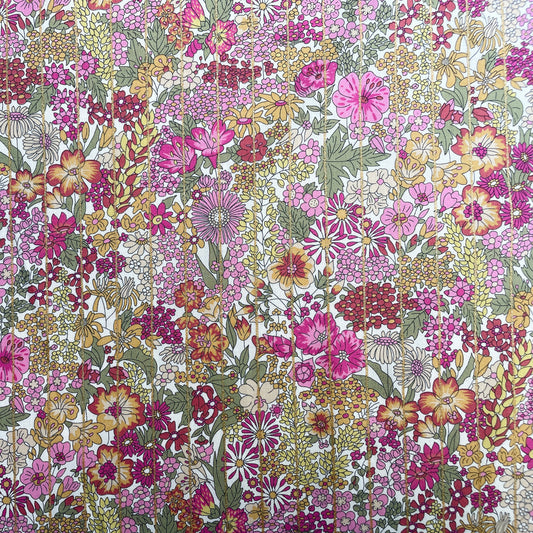 Liberty Fabrics Margaret Annie Stripe A Tana Lawn Cotton Metallic