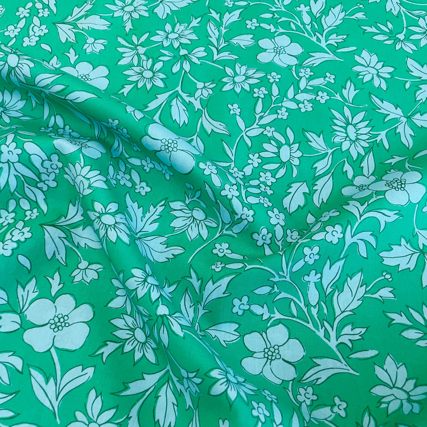 Liberty Fabrics Callie Meadow B Tana Lawn Cotton