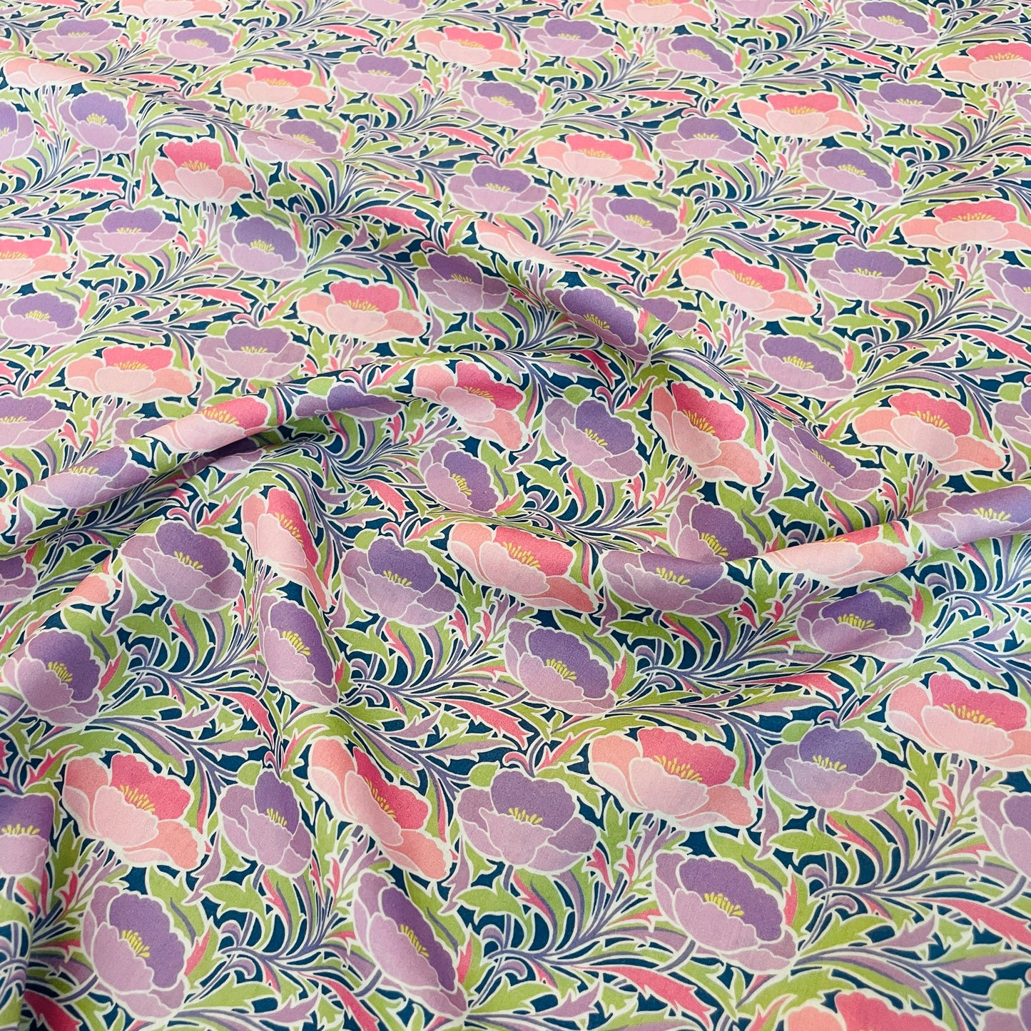 Liberty Fabrics Poppy Canopy B Tana Lawn Cotton