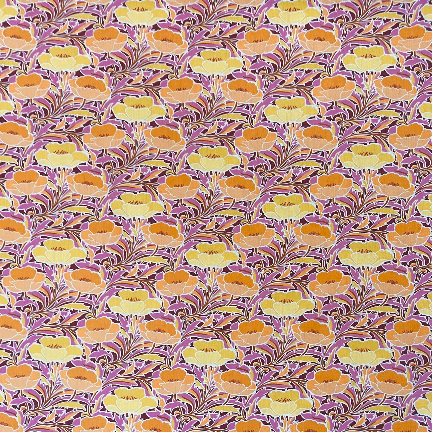 Liberty Fabrics Poppy Canopy C Tana Lawn Cotton
