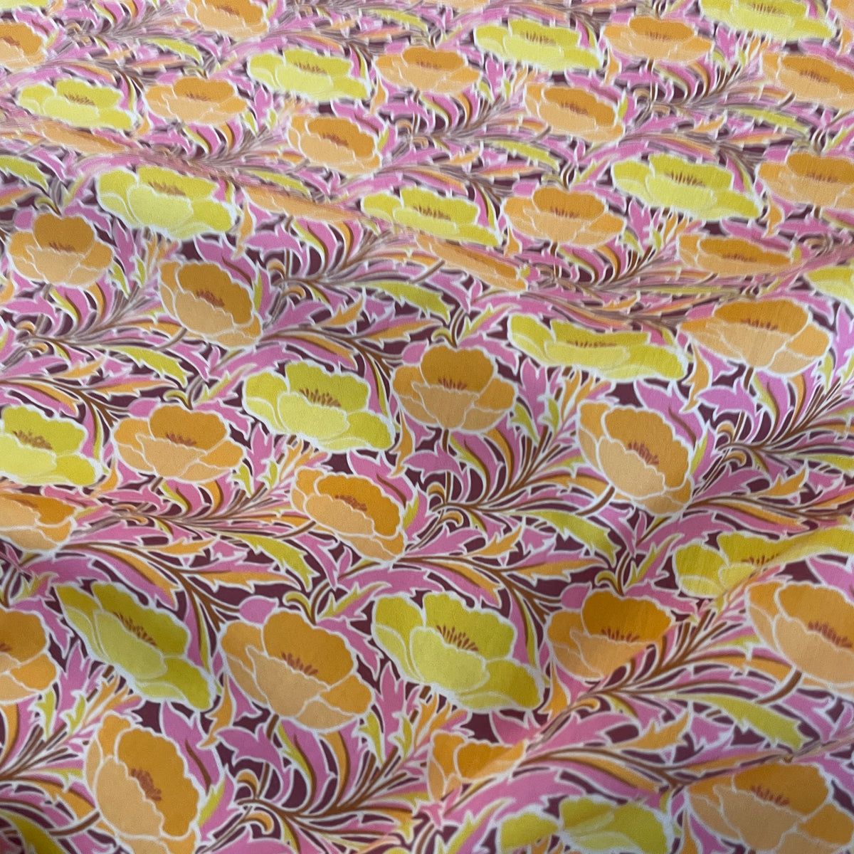 Liberty Fabrics Poppy Canopy C Tana Lawn Cotton – The Little World of ...