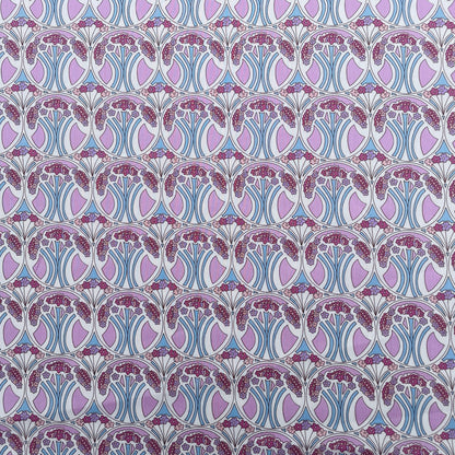 Liberty Fabrics Mauverina B Tana Lawn Cotton