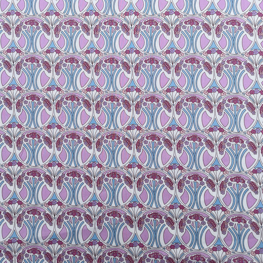 Liberty Fabrics Mauverina B Tana Lawn Cotton