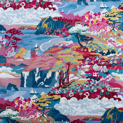 Liberty Fabrics Coastal Landscape A Tana Lawn Cotton