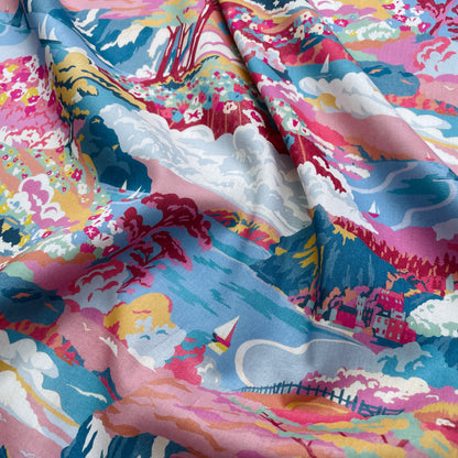 Liberty Fabrics Coastal Landscape A Tana Lawn Cotton