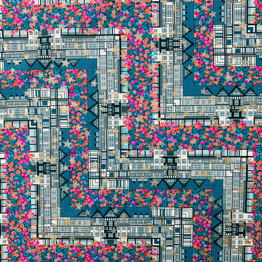 Liberty Fabrics Tudor Berry B Tana Lawn Cotton