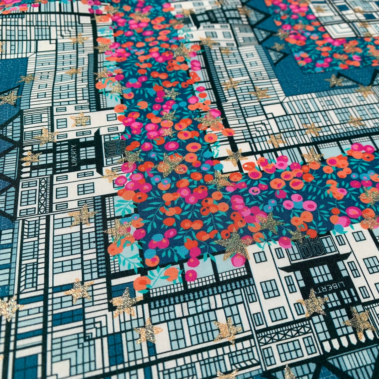 Liberty Fabrics Tudor Berry B Tana Lawn Cotton