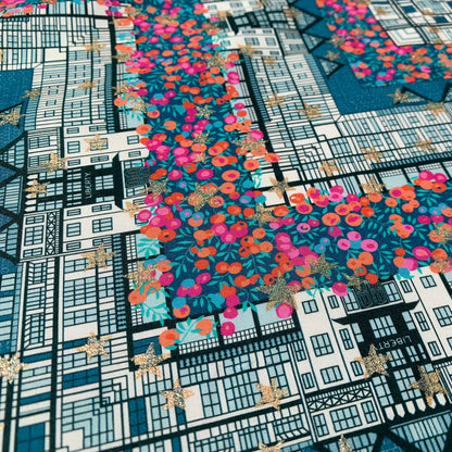 Liberty Fabrics Tudor Berry B Tana Lawn Cotton