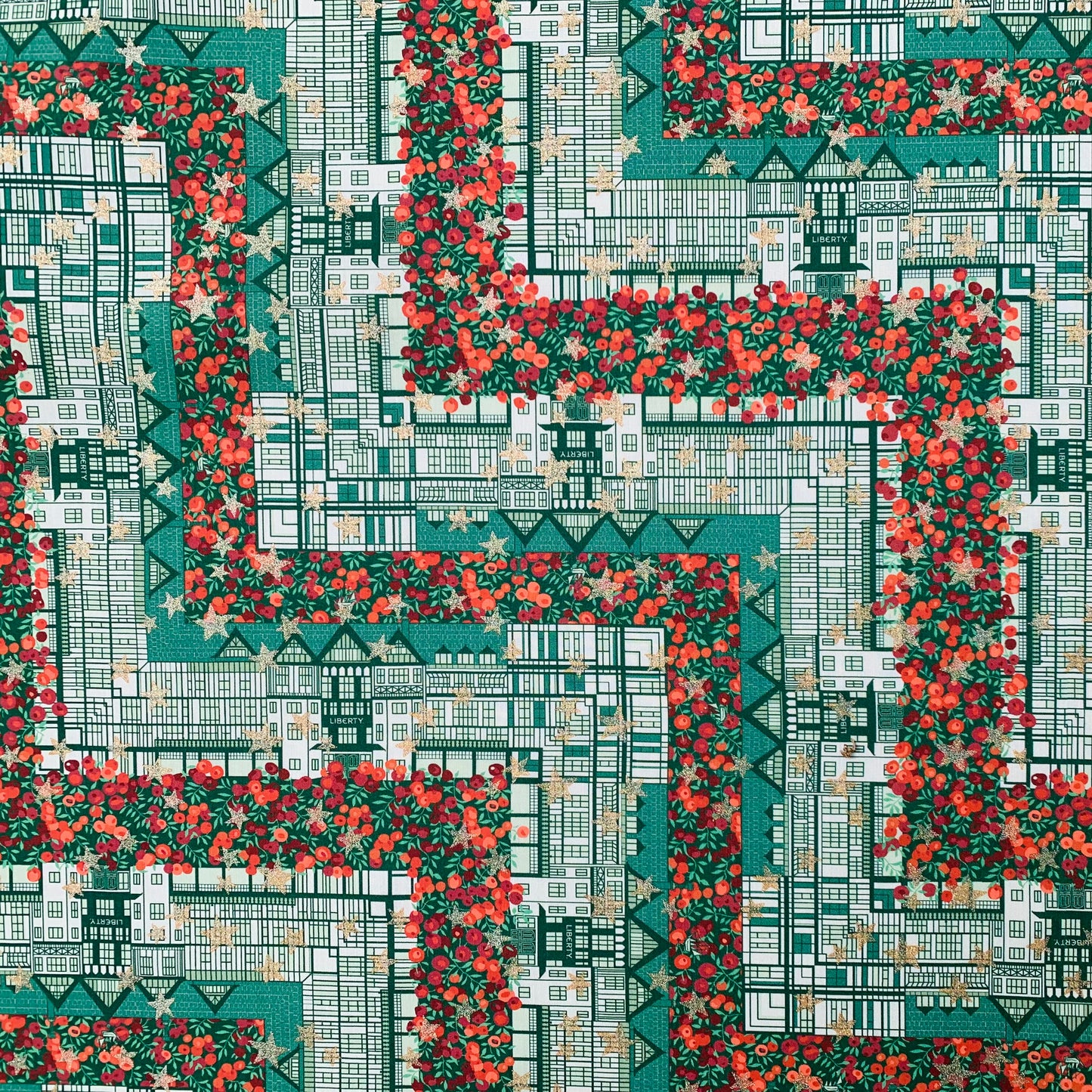 Liberty Fabrics Tudor Berry A Tana Lawn Cotton