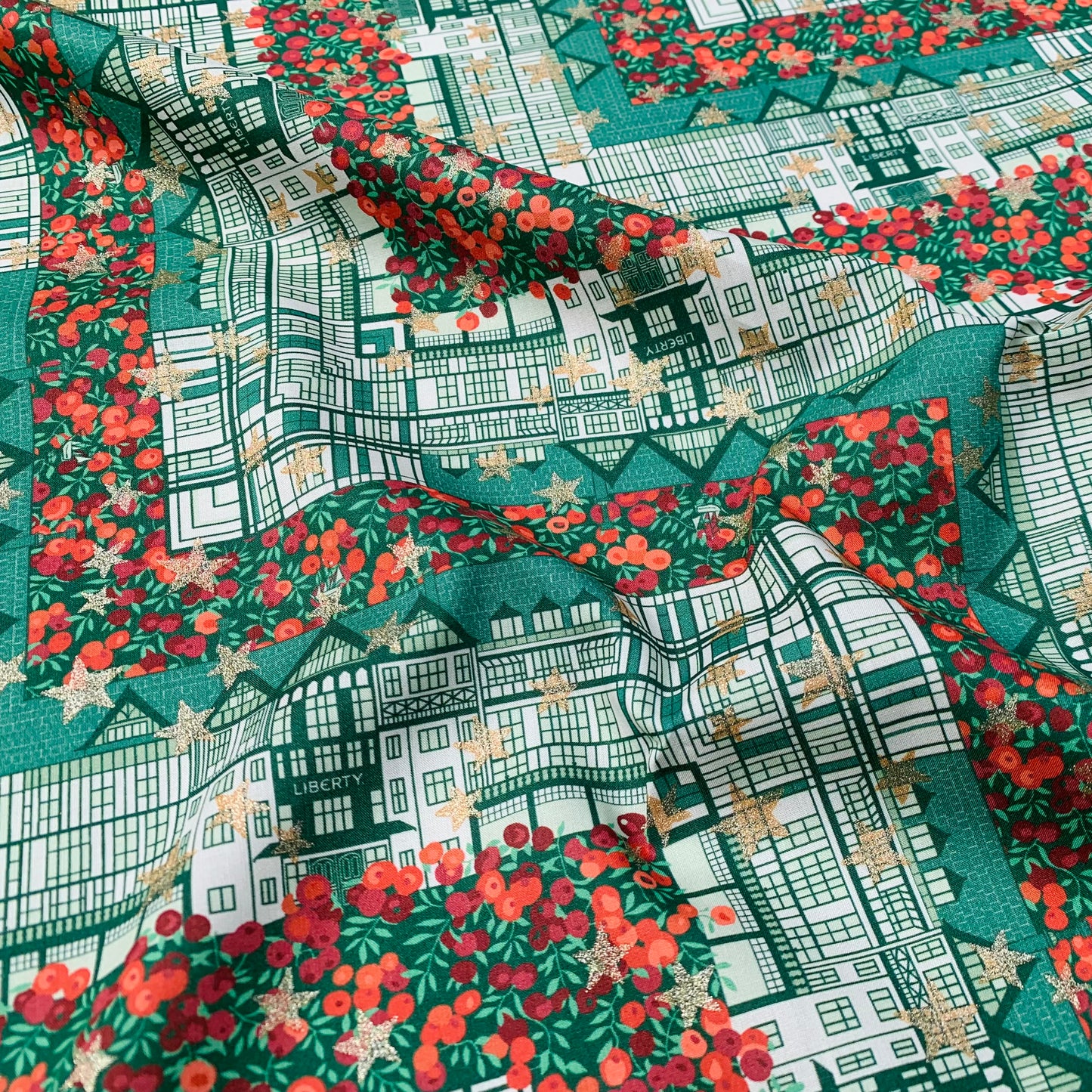 Liberty Fabrics Tudor Berry A Tana Lawn Cotton